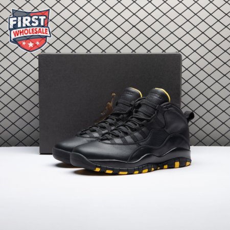 Air Jordan 10 Black Yellow HJ6779-001 Men's