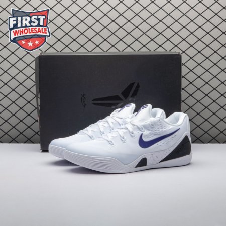 Nike Kobe 9 Elite Low EM Protro White Court Purple IH1401-100 Unisex
