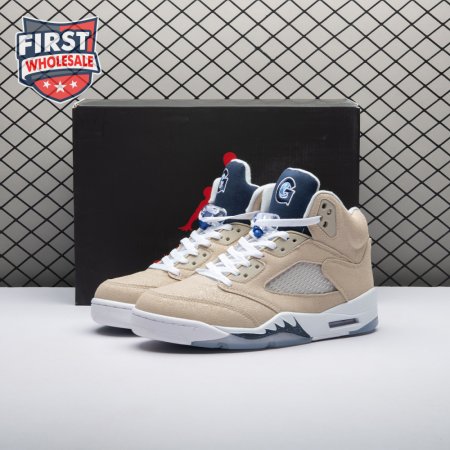 Air Jordan 5 Georgetown Hoyas PE HQ7978-005 Men's