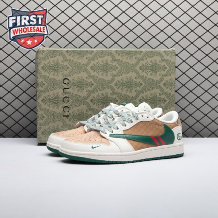 Travis Scott x Air Jordan 1 Low QW5088-206 Unisex