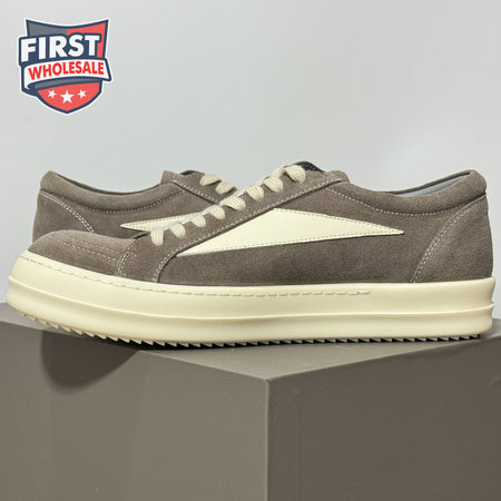 Rick Owens Vans Low-Top Chamois Leather Grey