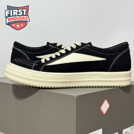 Rick Owens Vans Low-Top Chamois Leather Black