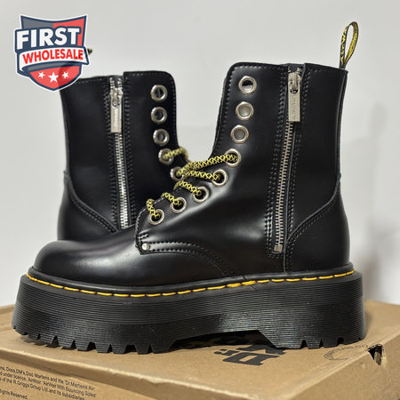 Dr.Martens Jadon Platform Boot Black Smooth Leather