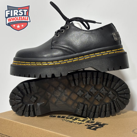 Dr.Martens Black Platform Lace-up Shoes