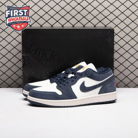 Jordan 1 Low SE Obsidian Suede IO7448-400 Unisex