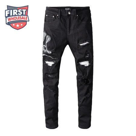 Amiri Cobra Jeans Black