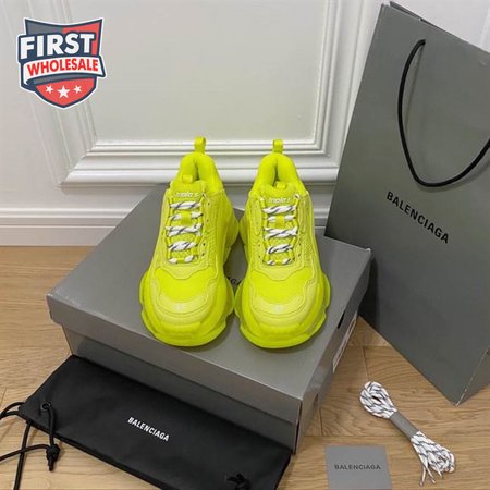 BALENCIAGA MEN'S TRIPLE S SNEAKER CLEAR SOLE - BB185