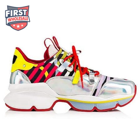 CHRISTIAN LOUBOUTIN RED- RUNNER SNEAKER - CL56
