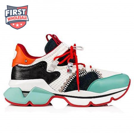CHRISTIAN LOUBOUTIN RED- RUNNER SNEAKER - CL53