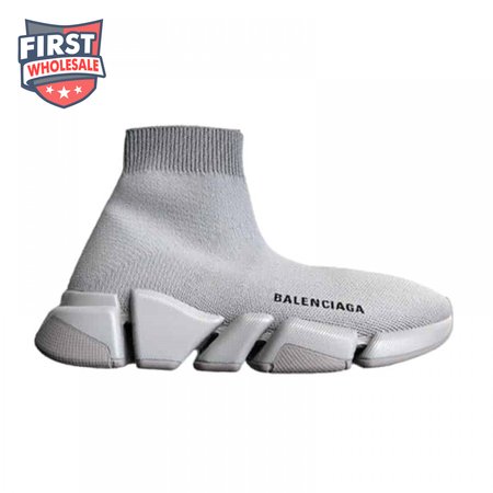BALENCIAGA SPEED 2.0 SNEAKER IN GREY RECYCLED KNIT - BB142