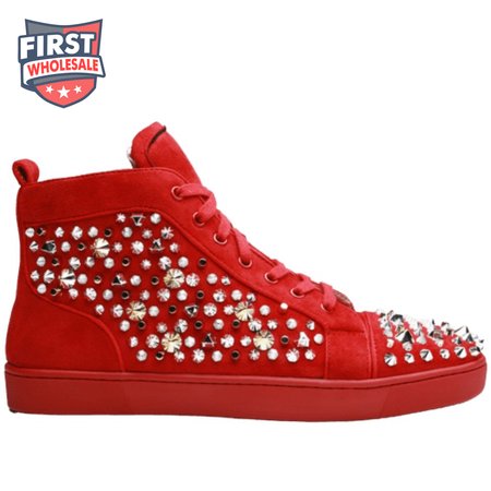 CHRISTIAN LOUBOUTIN HIGH TOP SNEAKER - CL6