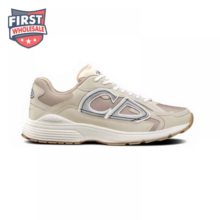 DIOR B30 SNEAKERS CREAM MESH AND TECHNICAL FABRIC - CD89