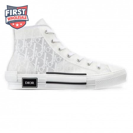 DIOR LIMITED EDITION "B23" HIGH-TOP DIOR OBLIQUE SNEAKER- CD15