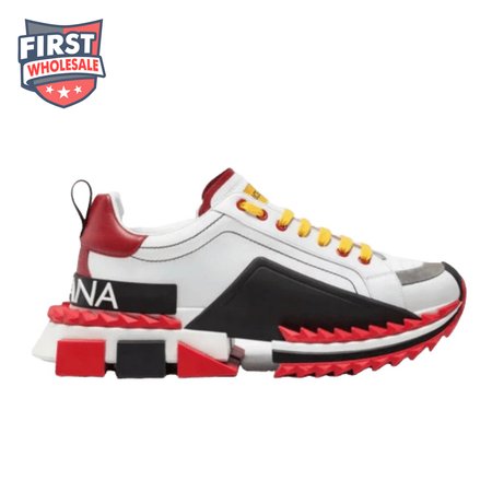 DOLCE & GABBANA SUPER KING MULTICOLOR SNEAKERS - DG39