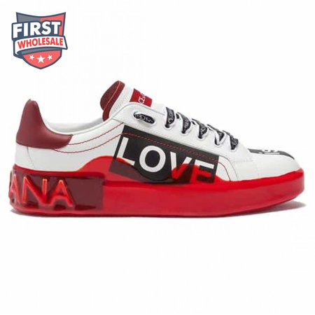 DOLCE & GABBANA PORTOFINO MELT SNEAKERS IN PRINTED NAPPA CALFSKIN - DG16