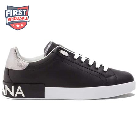 DOLCE & GABBANA CALFSKIN NAPPA PORTOFINO SNEAKERS - DG25