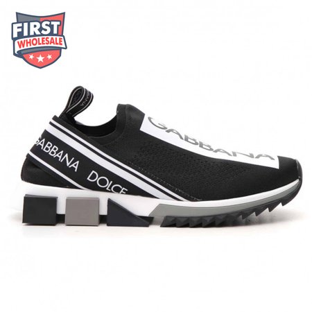 DOLCE & GABBANA STRETCH MESH SORRENTO SNEAKERS WITH LOGO - DG46