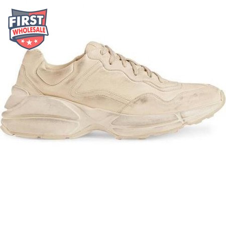 GUCCI RHYTON LEATHER SNEAKER - GC57