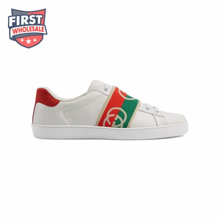GUCCI MEN'S ACE SNEAKERS WITH ELASTIC WEB - GC213