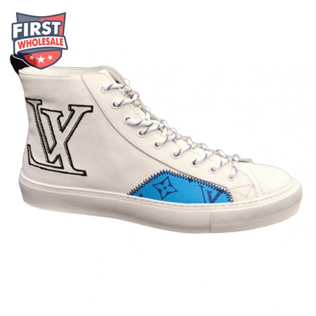 tattoo high top white sneaker - 76