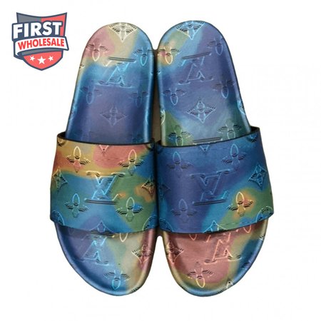 monogram 3d effect print slides - s44